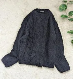 美品！セオリーリュクス ケーブルニットコート カーディガン トップス 38