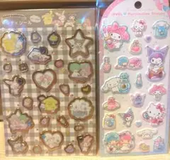 サンリオ キャンディシール ジュエルマシュマロステッカーズ2枚セット