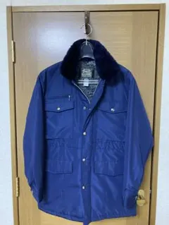 未使用 自重堂 Jichodo 防寒ジャケットMサイズ 紺色 作業着 ドカジャン