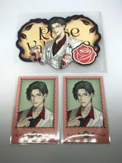 五木左京 【Rose Valentine】チェキ風カード にじさんじ