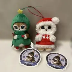 クリスマスにゃんマスコット2つセット