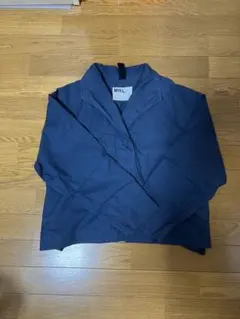 MHL. 長袖シャツ サイズⅡ コットン100% ネイビー マーガレットハウエルのサムネイル
