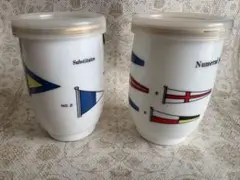 本格麦焼酎 180ml×2 国際信号旗 陶器カップ 未開封のサムネイル