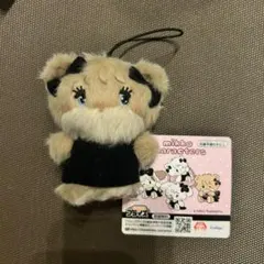 mikko BLACK RIBBON スフレ ふわふわ ぬいぐるみ キーホルダー