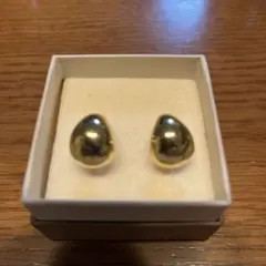 ゴールド ドロップ型 イヤリング