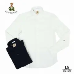 GUYROVER ギローバー カッタウェイ セミワイドカラー ホワイトイタリアL GUYROVER ギローバー カッタウェイ セミワイドカラー ホワイトイタリア