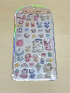 スヌーピー　コットンパフィーシール　正規品　匿名配送　即日発送