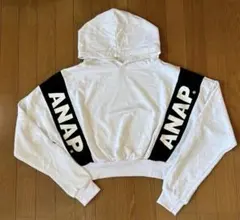 ANAP ホワイトパーカー　レディース　フリーサイズのサムネイル