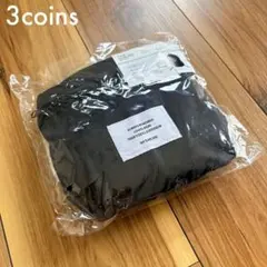 3coins 折りたたみリュック ブラック 新品のサムネイル