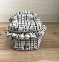 snidel home ツイードバニティバッグ