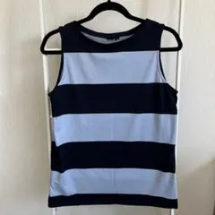 marimekko UNIQLOストライプ ノースリーブ Tシャツ Ｍ