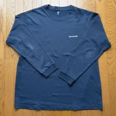 mont-bell 長袖 Tシャツ ネイビー M-Rサイズ