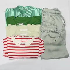 レディース服コーデ売りまとめ売り　MLサイズ6点　春服大人キレイめカジュアル