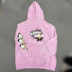 ディズニープリント パーカー ピンク XL