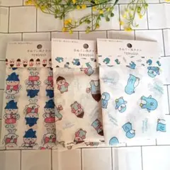 新品 手ぬぐい風タオル 3枚セット