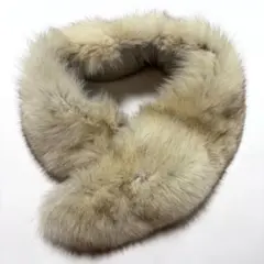 SAGA FOX 花柄刺繍　ショール　成人式　フォックスファー