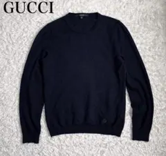 GUCCI グッチ カシミヤ シルク ニット XL グレー シェリーライン 美品 GUCCI - 【美品】 GUCCI / グッチ | カシミヤ シルク シェリーライン