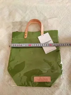 新品The container shop　キャンバス　 トートバックHSグリーン
