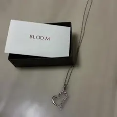 BLOOMハートモチーフ ピンクストーン ネックレスのサムネイル