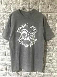 00s Hanes Eskimo Joe's 企業系プリントTシャツ グレー
