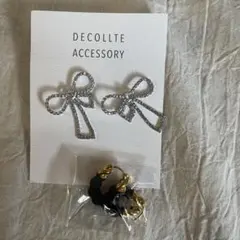 【未使用】DECOLLTE ACCESSORYピアス2個セット