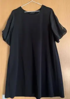 ブラックワンピース　4L size フォーマルにもおでかけ着にもOK⭐︎