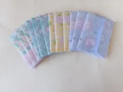 ‪✿ハンドメイド ミニ封筒 紫陽花柄 デザインペーパー 12枚 パステルカラー