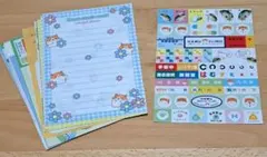 匿名配送　平成レトロ　メモ１７枚　シール　ハムスター　おすそわけ