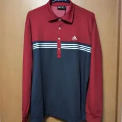 adidas 長袖ポロシャツ O/XL ゴルフ アディダス×テーラーメイド