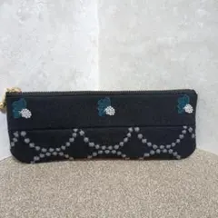 ハンドメイドポーチ　ミナペルホネン　dopタンバリンとdopライトベリー