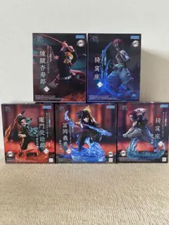 鬼滅の刃 XrossLink フィギュア煉獄杏寿郎 竈門炭治郎 冨岡義勇 猗窩座