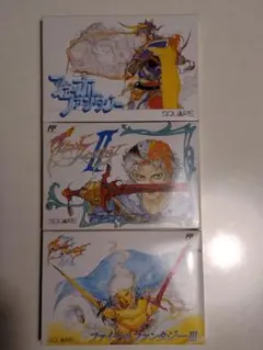 ファイナルファンタジー Ⅰ・Ⅱ・Ⅲ ３品セット　 箱説明書付　スクウェア　当時物