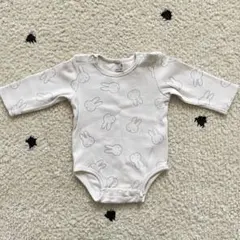 petit main プティマイン ミッフィー ロンパース 80cm 長袖