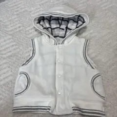 コムサデモード　アウター　ベスト　リバーシブル　80