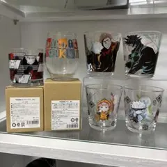 呪術廻戦 タンブラーグラス グラス クリアカップ 6点セット