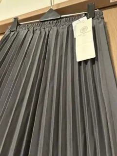 新品✨Lugnoncure ロングプリーツスカート チャコール フリーサイズ