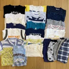 夏服　男の子　半袖　tシャツ タンクトップ　ハーフパンツ110〜120㎝　26点