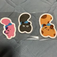 東京ばにゃ奈クッキーズ　CHOCOLATE Inc ステッカー 3種セット