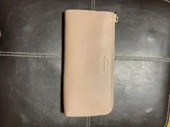 値下げ！FURLA 長財布　L型　ベージュピンク　美品　フルラ