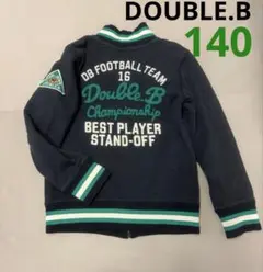 ミキハウス ダブルＢ ジッパートレーナー 厚手 アウター 刺繍 アップリケのサムネイル
