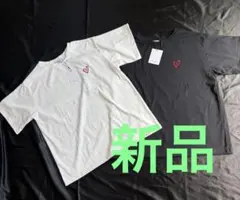 【新品 】Rondeurハート刺繍 半袖Tシャツ シミラールックのサムネイル