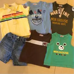 ミキハウス Tシャツ等6点セットまとめ売り　男の子