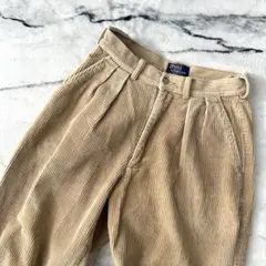 90s ポロバイラルフローレン　コーデュロイパンツ　初期タグ　28/34