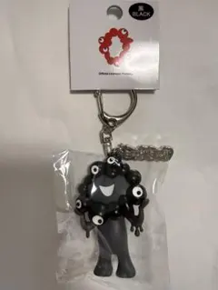 万博 ミャクミャク 立体マスコット キーホルダー 黒ミャクミャク　pvc 立体