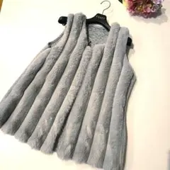 美品 greed グリード ファー 天然毛皮 ジレ ベスト - メルカリ