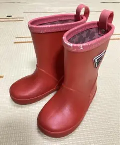 【値下げしました】BREEZE ブリーズ レインシューズ レッド　赤　14cm