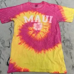 MAUI タイダイ Tシャツ Mサイズ anvil ハイビスカスのサムネイル