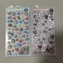 ２点　しろくろボンボン　ふわふわドロップ　うみ