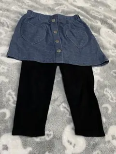 petit main ハートポケット付きスカート　レギンス　スカッツ　100cm