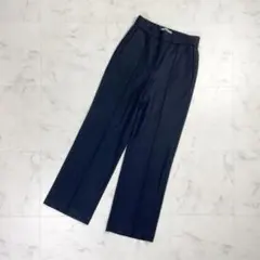 セオリーリュクス イージーワイドパンツ ブラック サイズ34*MD503